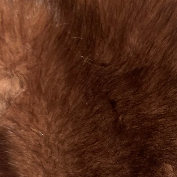 Vintage Mink Collar 1950's Cashmere Sweater - Picture 4 of 4